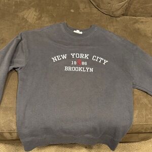 Garage New York City Brooklyn Gray Sweater